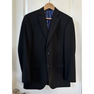 Ted Baker London Blazer Mens 40R Black Jay CT Sport Coat Wool Business Career